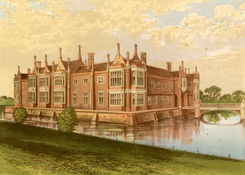 Helmingham Hall af Alexander Francis Lydon