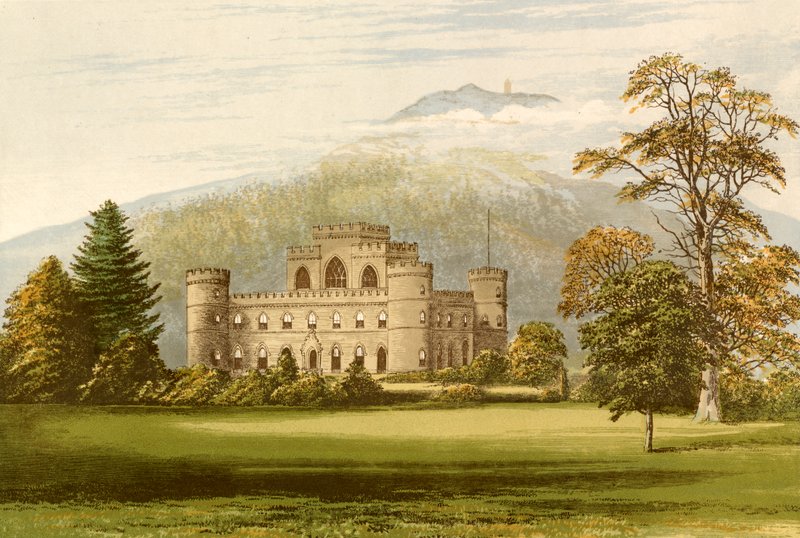 Inveraray Slot af Alexander Francis Lydon