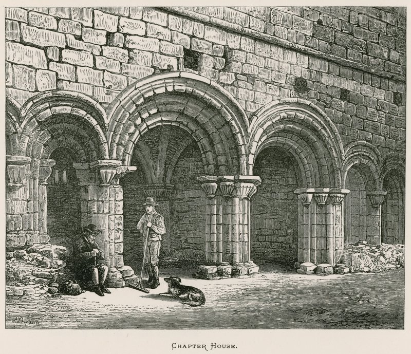 Kirkstall Abbey, Chapter House af Alexander Francis Lydon