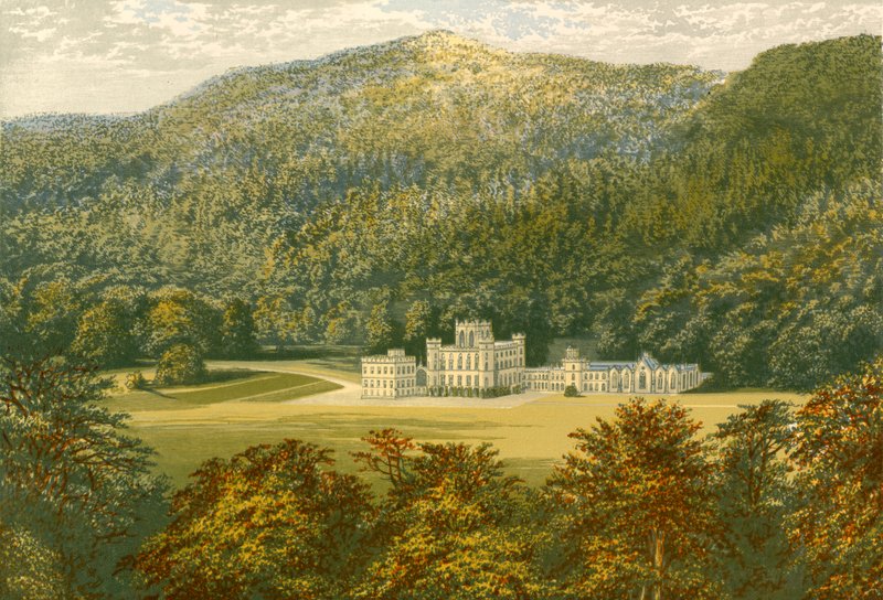 Taymouth Castle af Alexander Francis Lydon