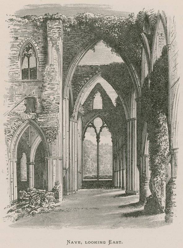 Tintern Abbey, Nave, ser mod øst af Alexander Francis Lydon