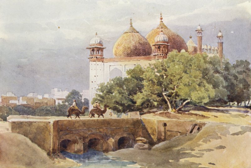 Jumma Musjid, Agra af Alexander Henry Hallam Murray