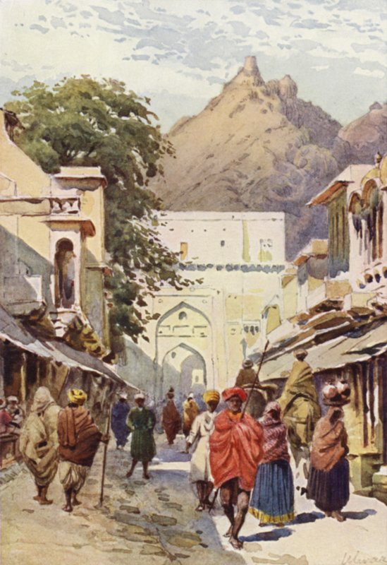 Hovedgaden i Alwar af Alexander Henry Hallam Murray