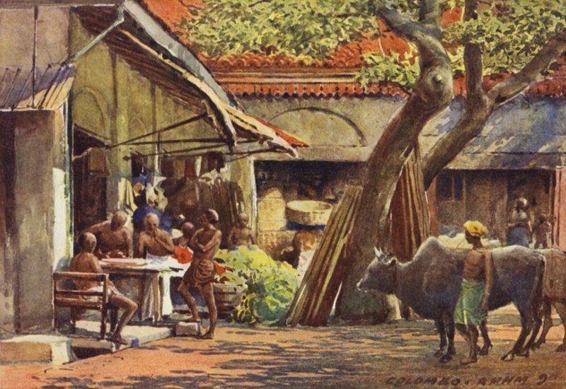 Markedet, Colombo af Alexander Henry Hallam Murray