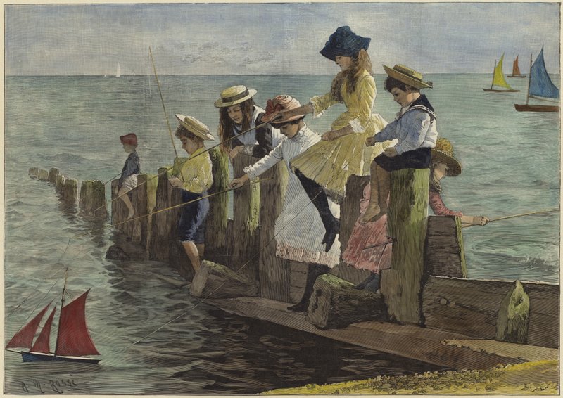 Små lystfiskere af Alexander M. Rossi