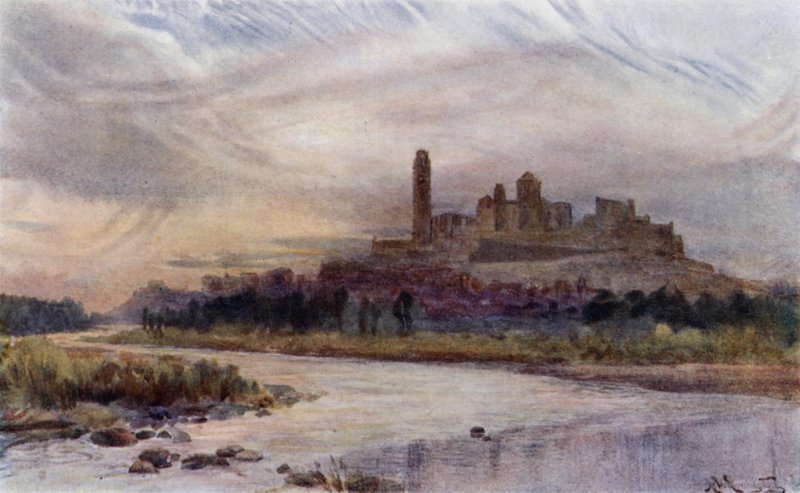 Lerida (farve litho) af Alexander Wallace Rimington