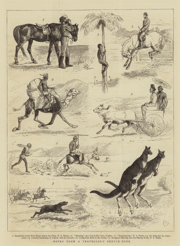 Noter fra en rejsendes skitsebog af Alfred Chantrey Corbould