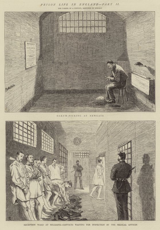 Prison Life in England, del II af Alfred Chantrey Corbould