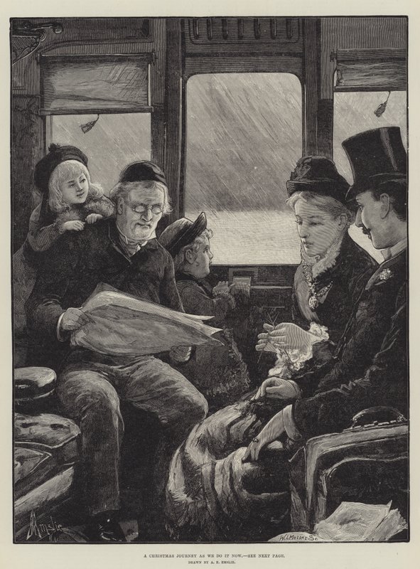 En julerejse, som vi gør det nu af Alfred Edward Emslie