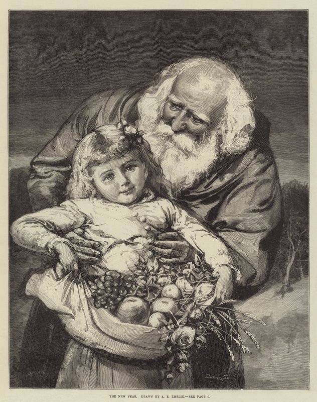 Det nye år af Alfred Edward Emslie