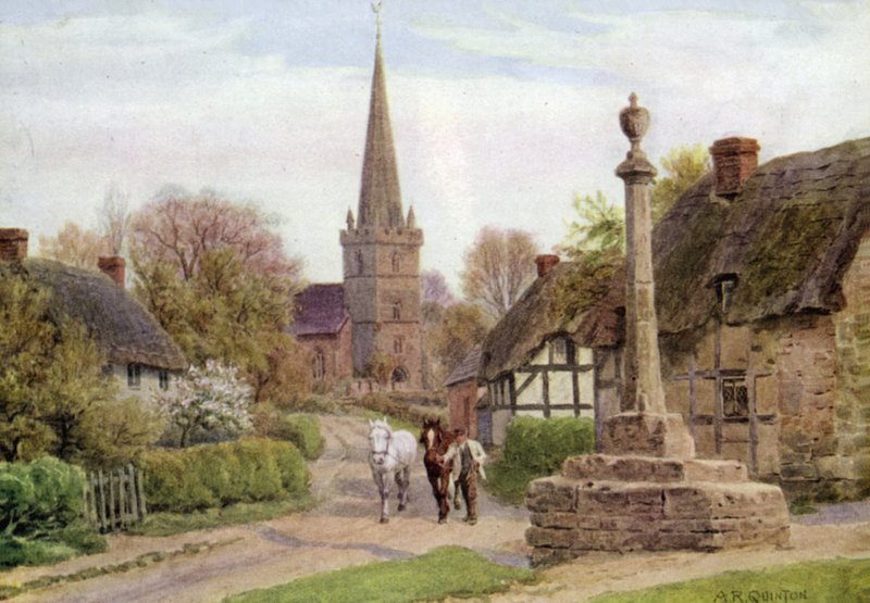Childs Wickham, nær Evesham, Worcester af Alfred Robert Quinton