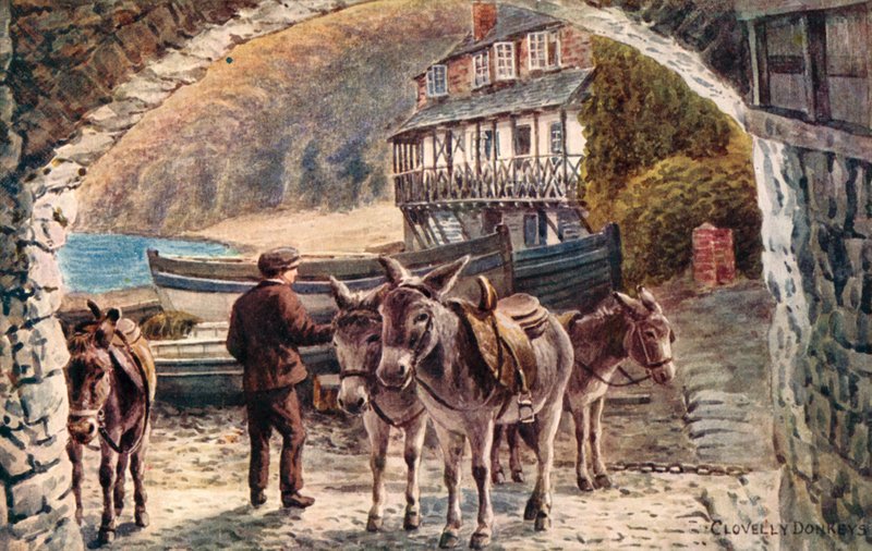 Clovelly æsler af Alfred Robert Quinton