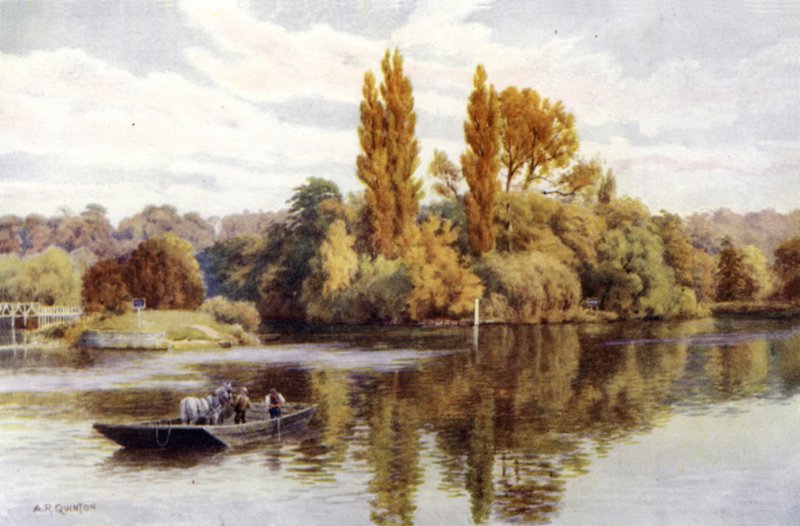 Cookham færge af Alfred Robert Quinton