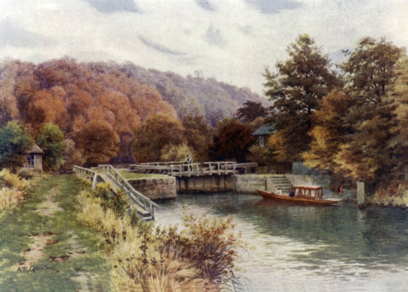 Cookham Lock af Alfred Robert Quinton