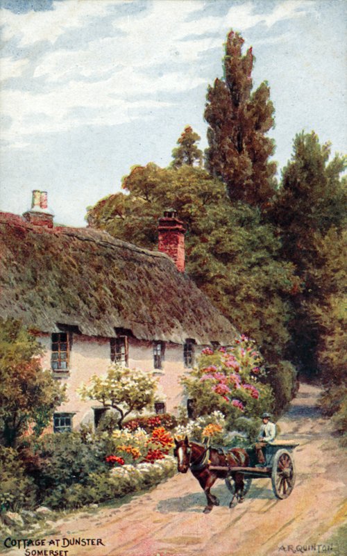 Sommerhus i Dunster, Somerset af Alfred Robert Quinton
