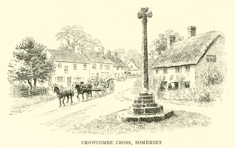 Crowcombe Cross, Somerset af Alfred Robert Quinton