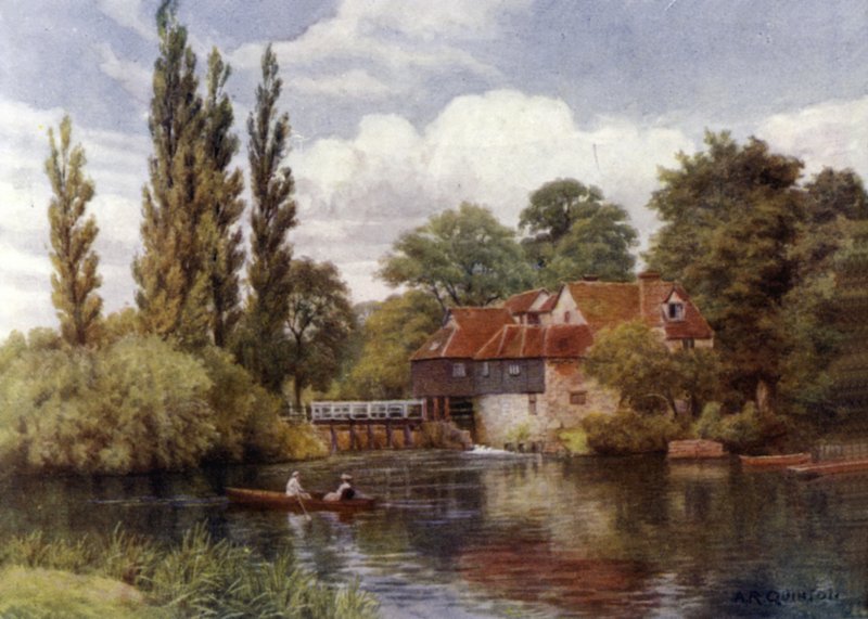 Iffley Mølle af Alfred Robert Quinton