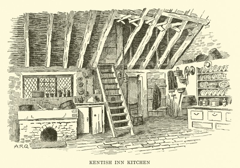 Kentish Inn køkken af Alfred Robert Quinton