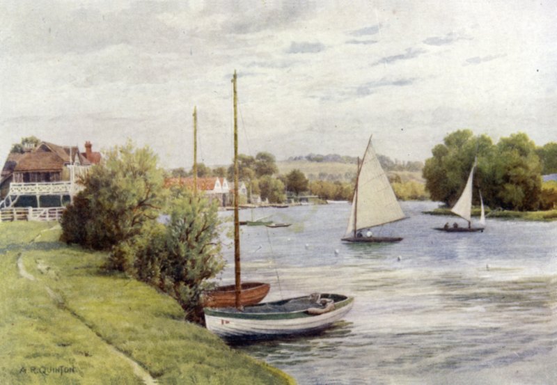Racerbåde, Bourne End af Alfred Robert Quinton