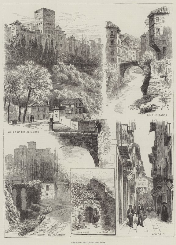 Vandrende skitser, Granada af Alfred Robert Quinton