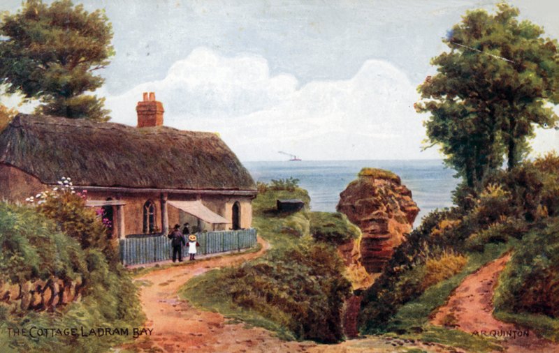 The Cottage, Ladram Bay af Alfred Robert Quinton