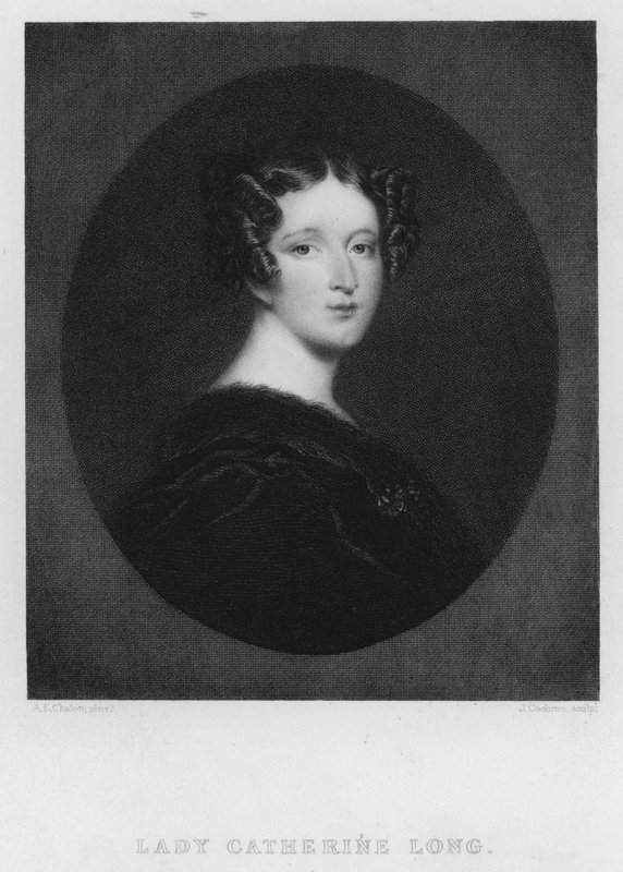 Lady Catherine Long (gravering) af Alfred Edward (after) Chalon