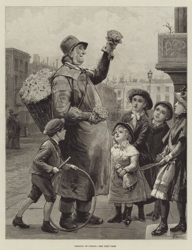 Forårsbebudere af Alfred Edward Emslie