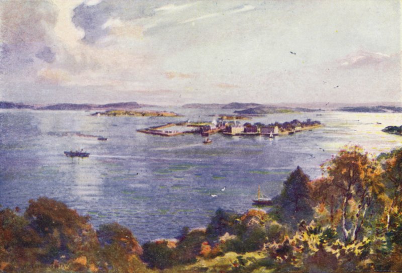 Cork Havn af Alfred Heaton Cooper