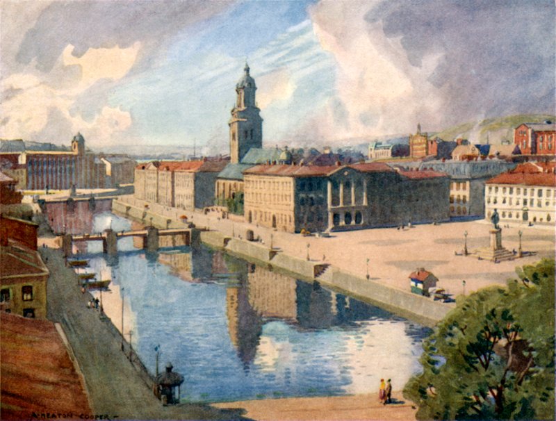 Gøteborg, byen af Alfred Heaton Cooper