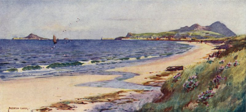 Hill of Howth og Irelands Eye af Alfred Heaton Cooper