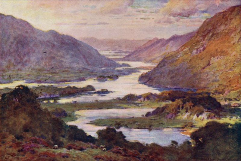 Søerne i Killarney fra Kenmare Road af Alfred Heaton Cooper