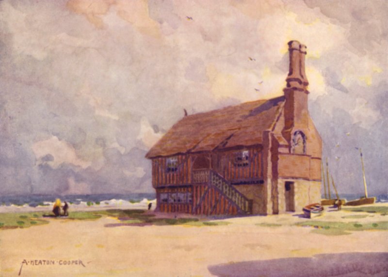The Old Moot Hall, Aldeburgh, Suffolk af Alfred Heaton Cooper
