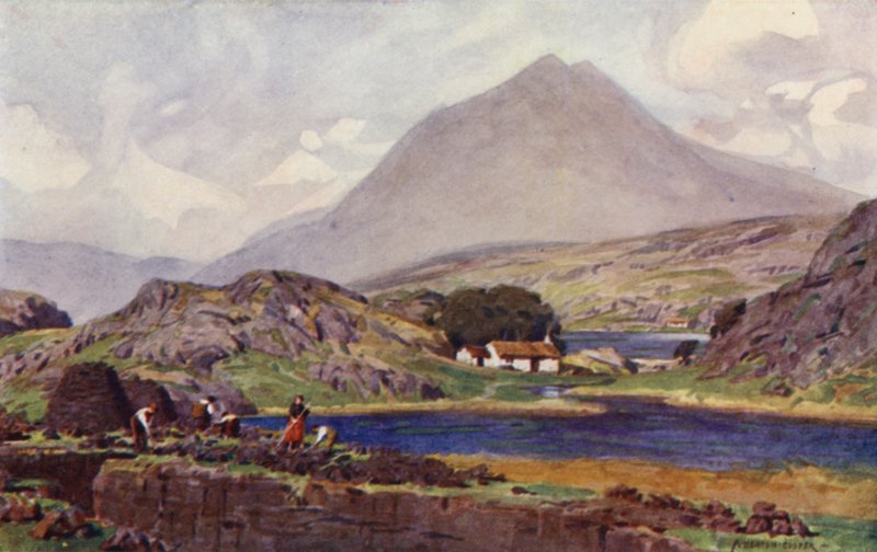 Græsplukkere, Connemara af Alfred Heaton Cooper