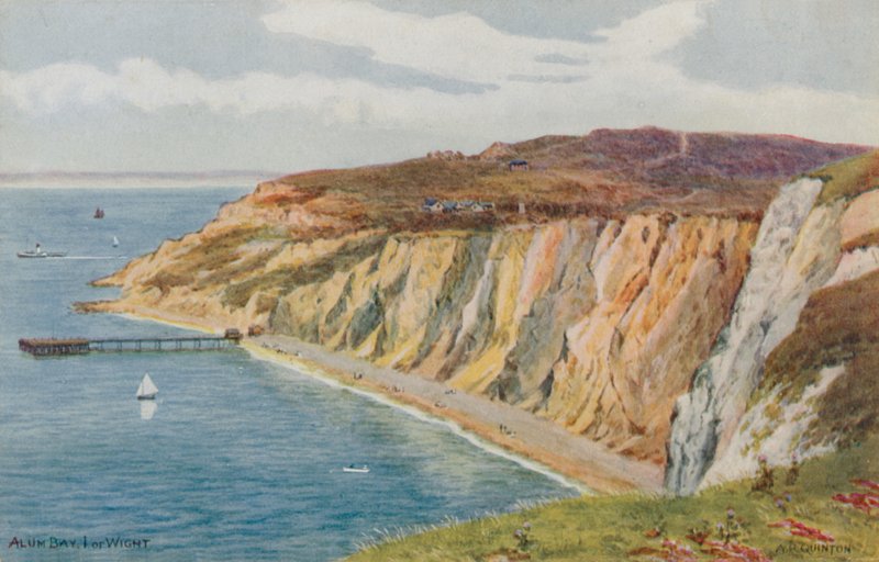 Alum Bay, I af Wight af Alfred Robert Quinton