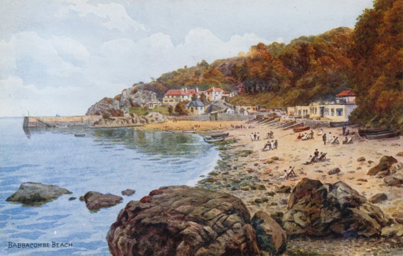 Babbacombe Beach af Alfred Robert Quinton