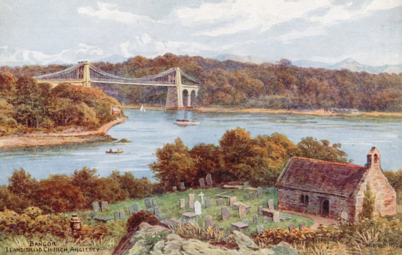 Bangor, Llandysilio-kirken, Anglesey af Alfred Robert Quinton