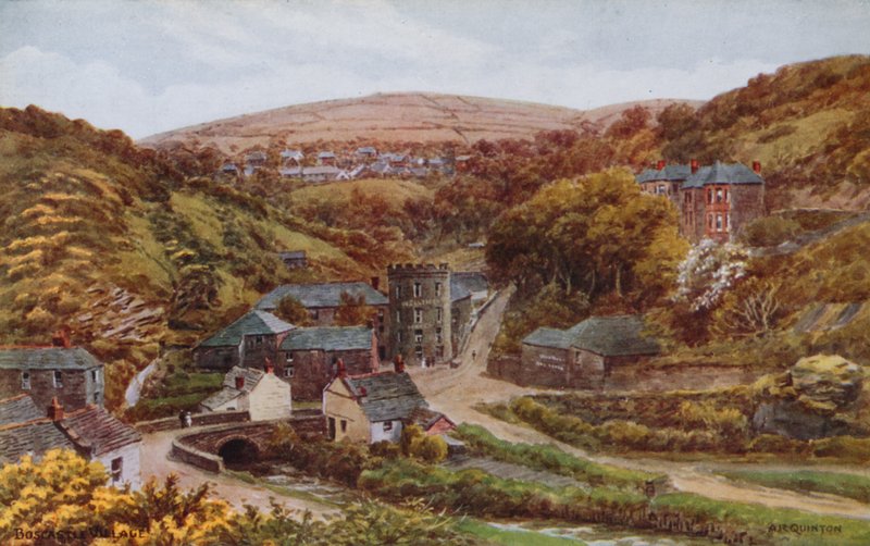 Boscastle Village af Alfred Robert Quinton