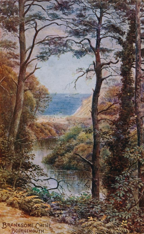 Branksome Chine, Bournemouth af Alfred Robert Quinton