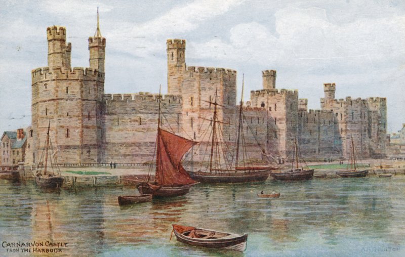 Carnarvon Slot, fra havnen af Alfred Robert Quinton