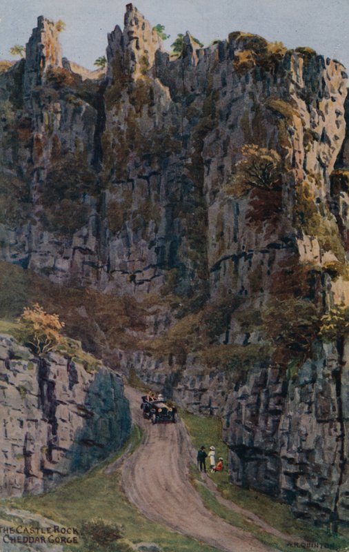 Castle Rock, Cheddar Gorge af Alfred Robert Quinton