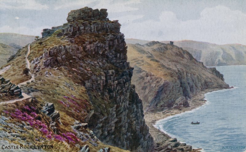 Castle Rock, Lynton af Alfred Robert Quinton