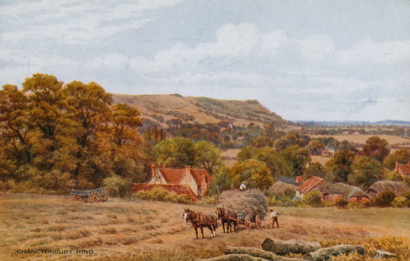 Chanctonbury Ring nær Worthing af Alfred Robert Quinton