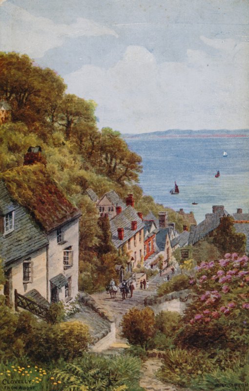 Clovelly af Alfred Robert Quinton