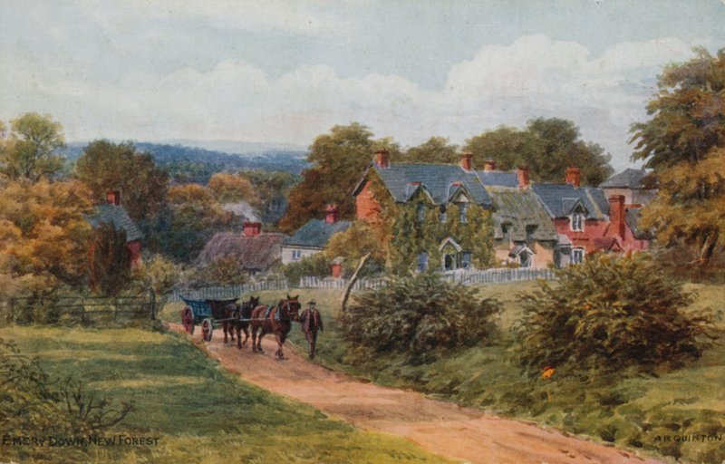 Emery Down, New Forest af Alfred Robert Quinton
