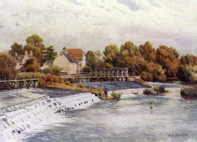 Hambledon Weir af Alfred Robert Quinton
