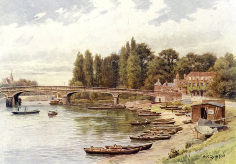 Hampton Bridge af Alfred Robert Quinton