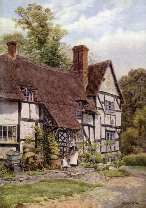 Harvington, nær Evesham, Worcester af Alfred Robert Quinton