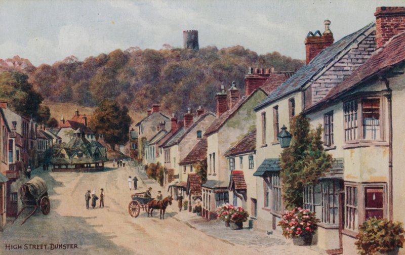 High Street, Dunster af Alfred Robert Quinton
