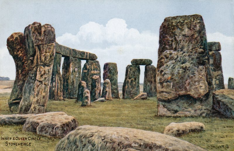 Indre og ydre cirkel, Stonehenge af Alfred Robert Quinton