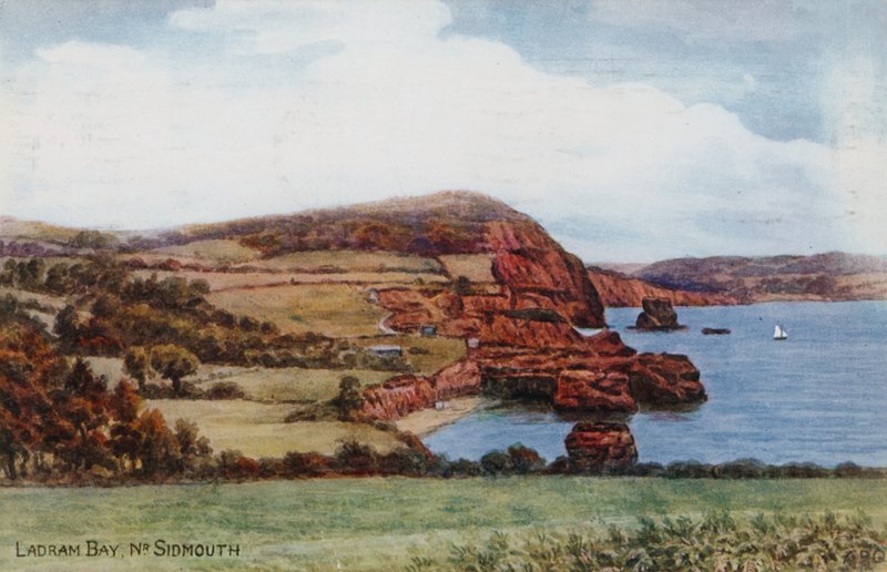 Ladram Bay, Nr Sidmouth af Alfred Robert Quinton